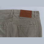Acht Beige Cotton Patchwork Jeans