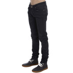 Acht Gray Cotton Stretch Slim Fit Jeans