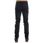 Acht Gray Cotton Stretch Slim Fit Jeans
