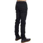 Acht Gray Cotton Stretch Slim Fit Jeans