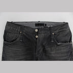 Acht Gray Cotton Regular Low Fit Jeans