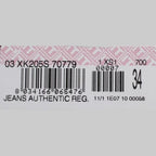 Acht Blue Cotton Regular Straight Fit Jeans