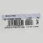Acht Blue Wash Straight Fit Low Waist Jeans