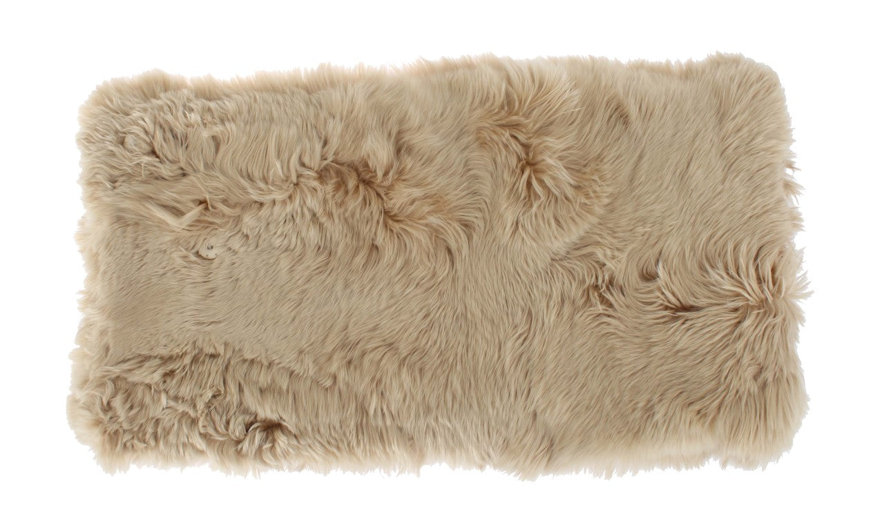 Dolce & Gabbana Beige Alpaca Collar Scarf Dolce & Gabbana