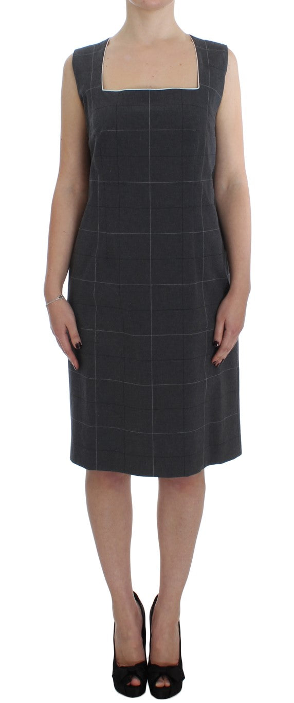 BENCIVENGA Gray Stretch Sheath Dress Suit Set BENCIVENGA