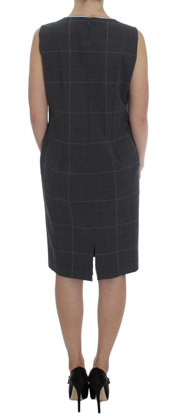 BENCIVENGA Gray Stretch Sheath Dress Suit Set BENCIVENGA