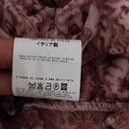 Exte Pink Floral Print Viscose Silk Blouse Top