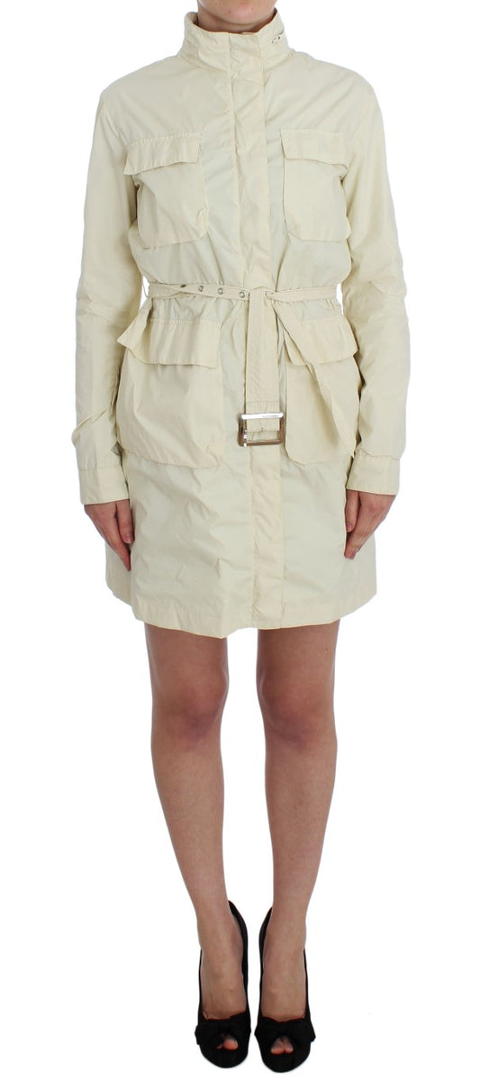 P.A.R.O.S.H. Beige Weather Proof Trench Jacket Coat P.A.R.O.S.H.