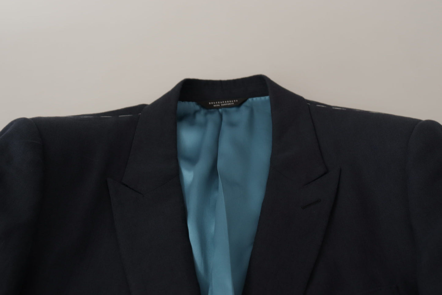 Dolce & Gabbana Dark Blue ALTA SARTORIA Jacket Coat Blazer Dolce & Gabbana