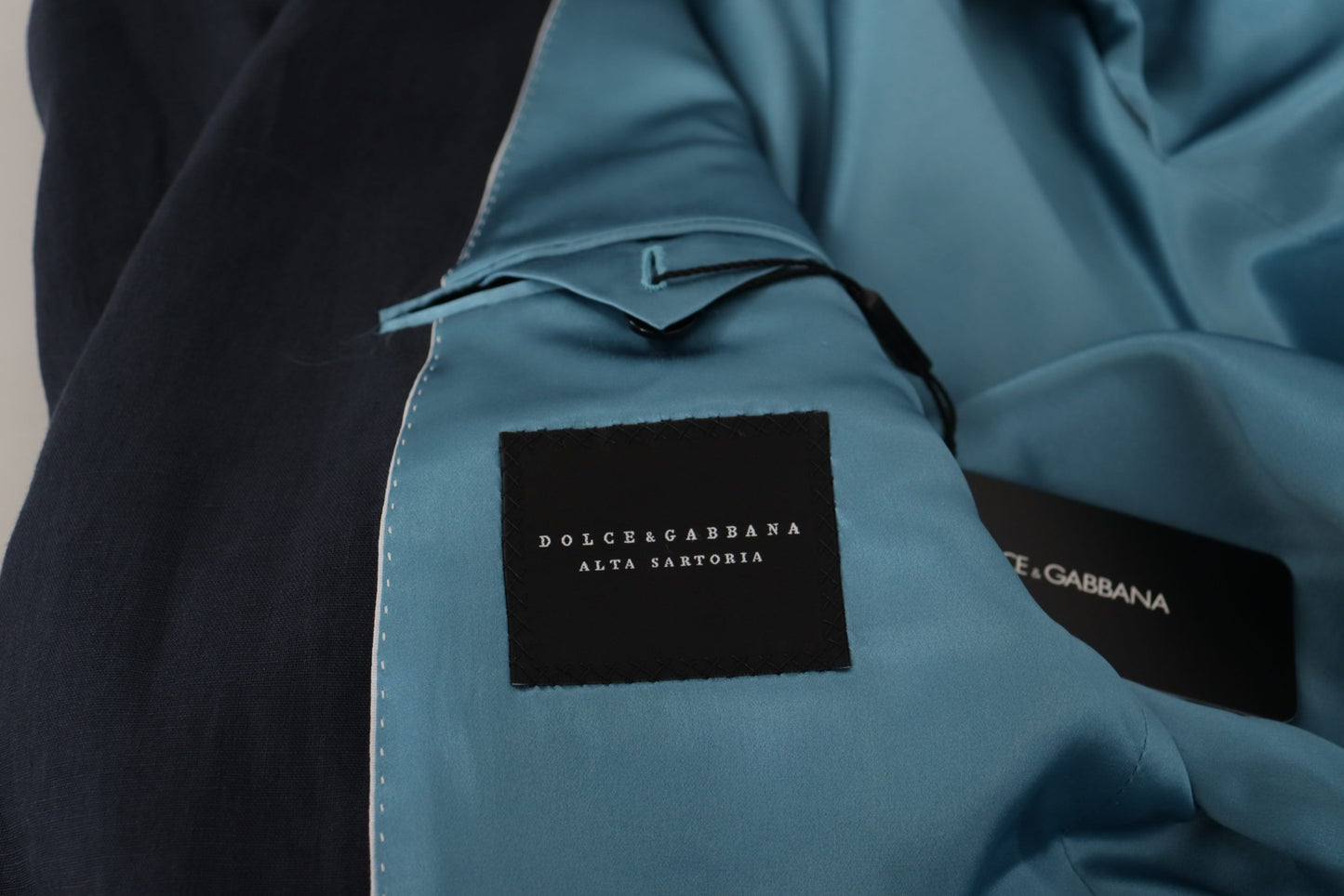 Dolce & Gabbana Dark Blue ALTA SARTORIA Jacket Coat Blazer Dolce & Gabbana