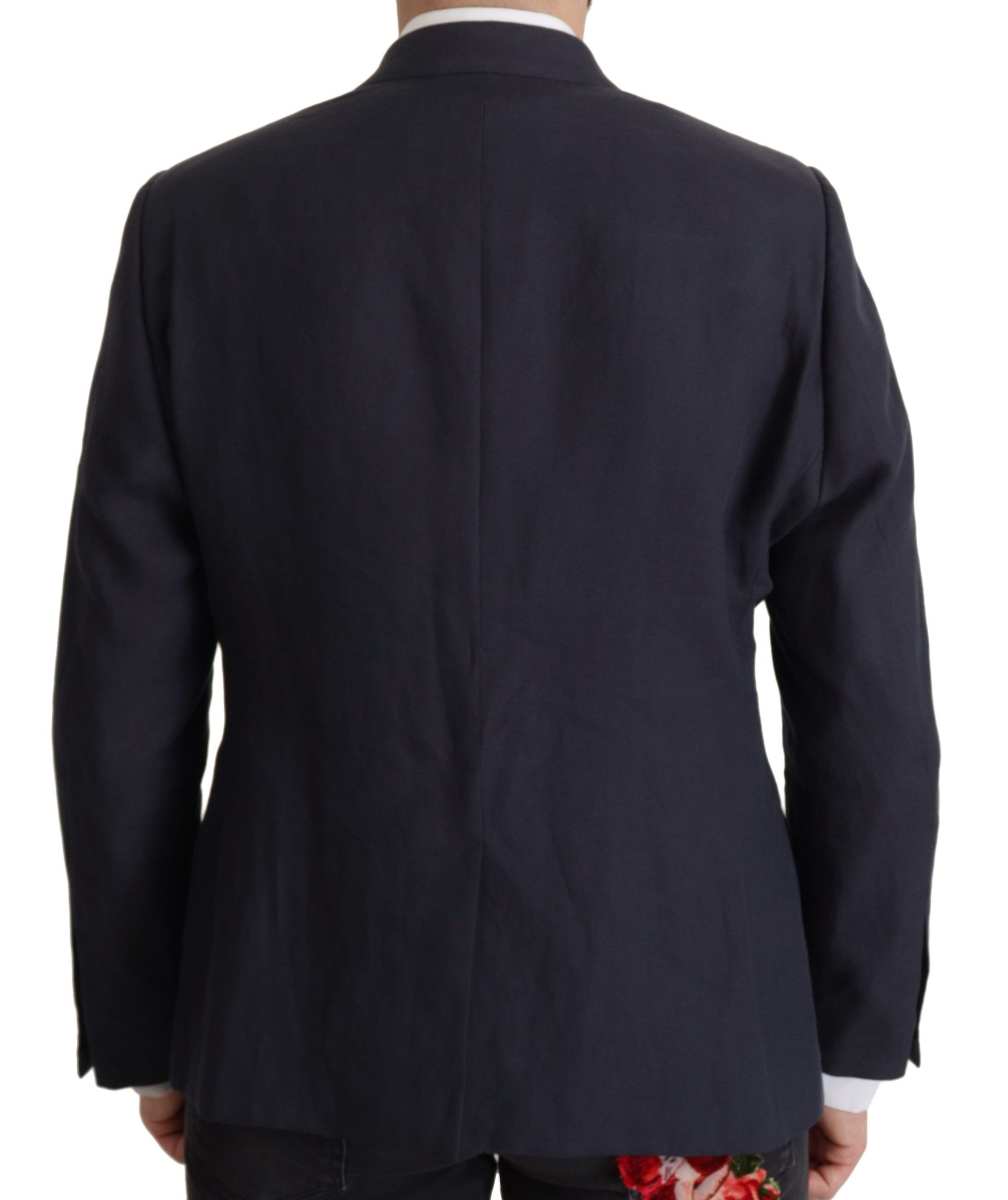 Dolce & Gabbana Dark Blue ALTA SARTORIA Jacket Coat Blazer Dolce & Gabbana