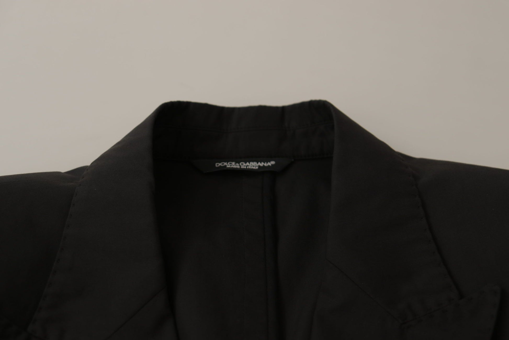 Dolce & Gabbana Black Single Breasted TAORMINA Breasted Blazer Dolce & Gabbana