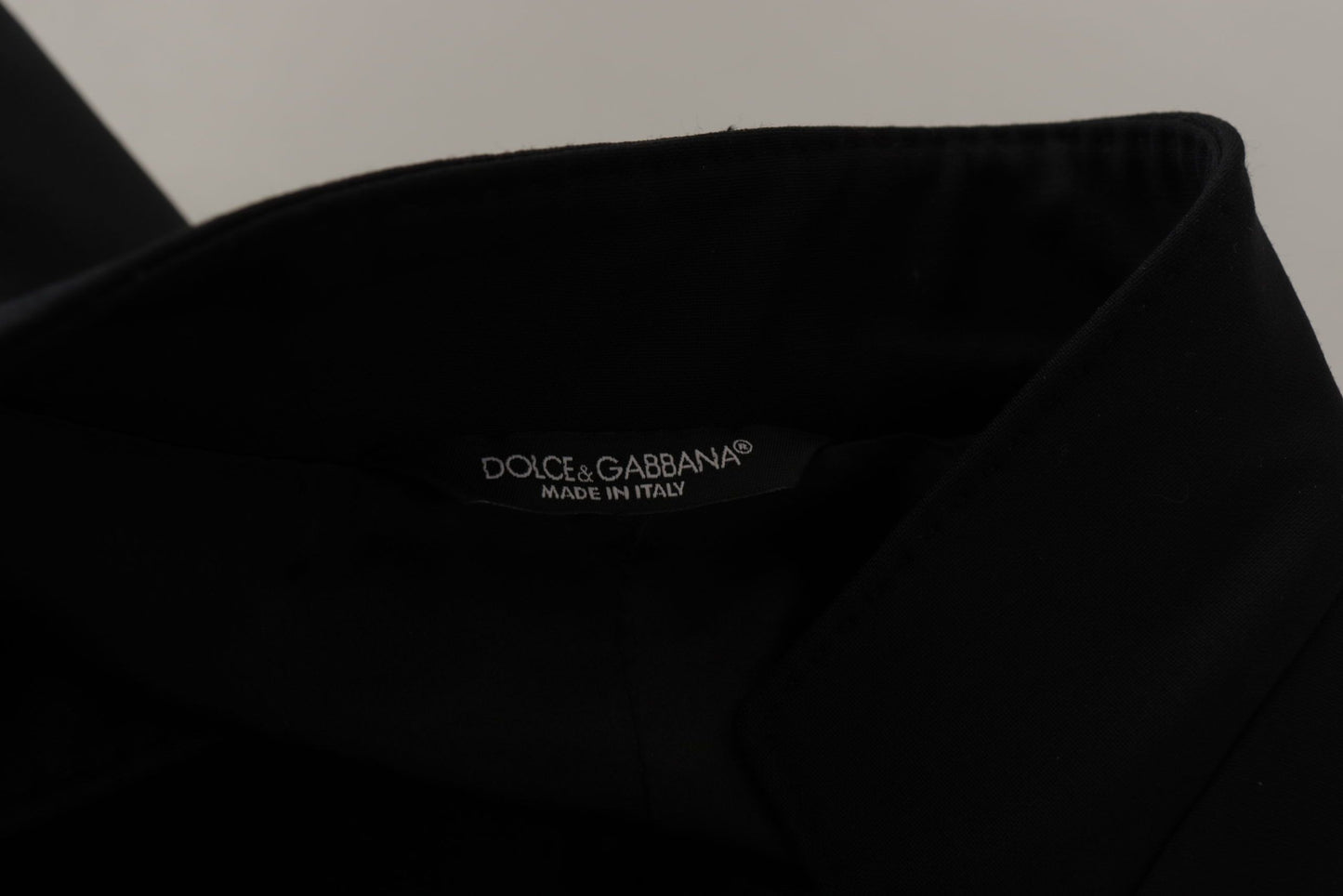 Dolce & Gabbana Black Wool Single Breasted Coat Men Blazer Dolce & Gabbana
