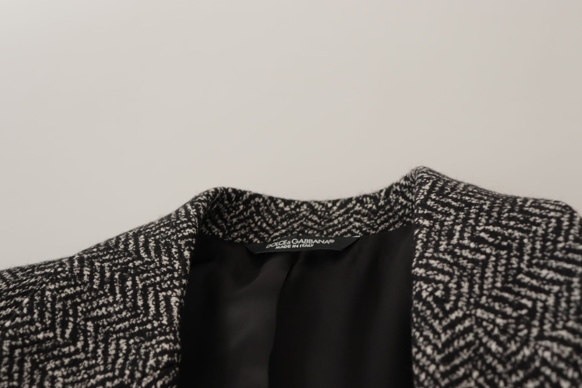 Dolce & Gabbana Gray Cotton Single Breasted Fantasy Blazer Dolce & Gabbana