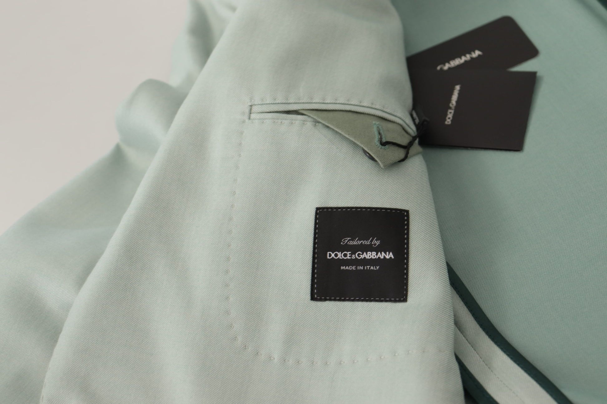 Dolce & Gabbana Green Cashmere Jacket Blazer Jacket Dolce & Gabbana