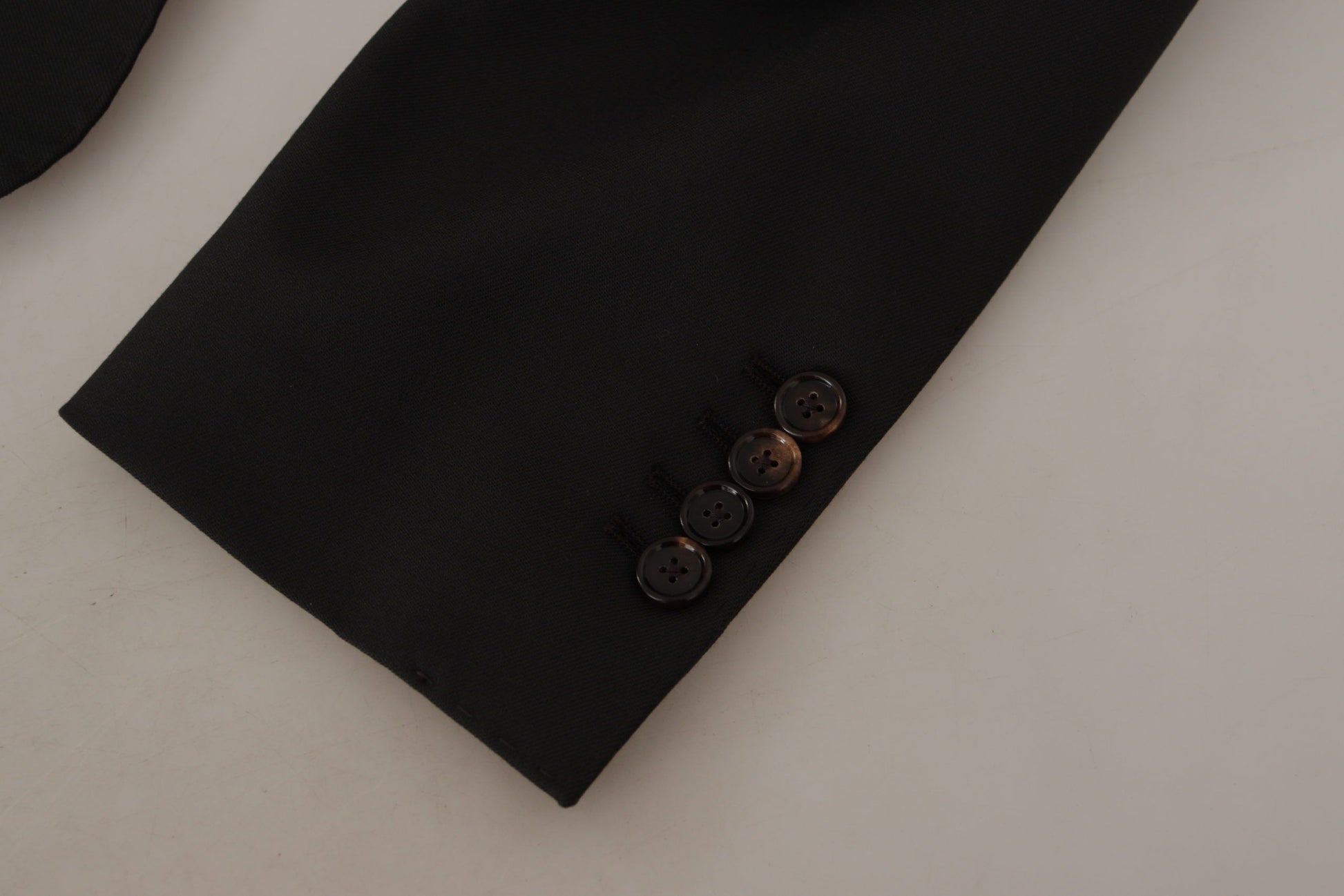 Dolce & Gabbana Black Wool Single Breasted Blazer v Dolce & Gabbana