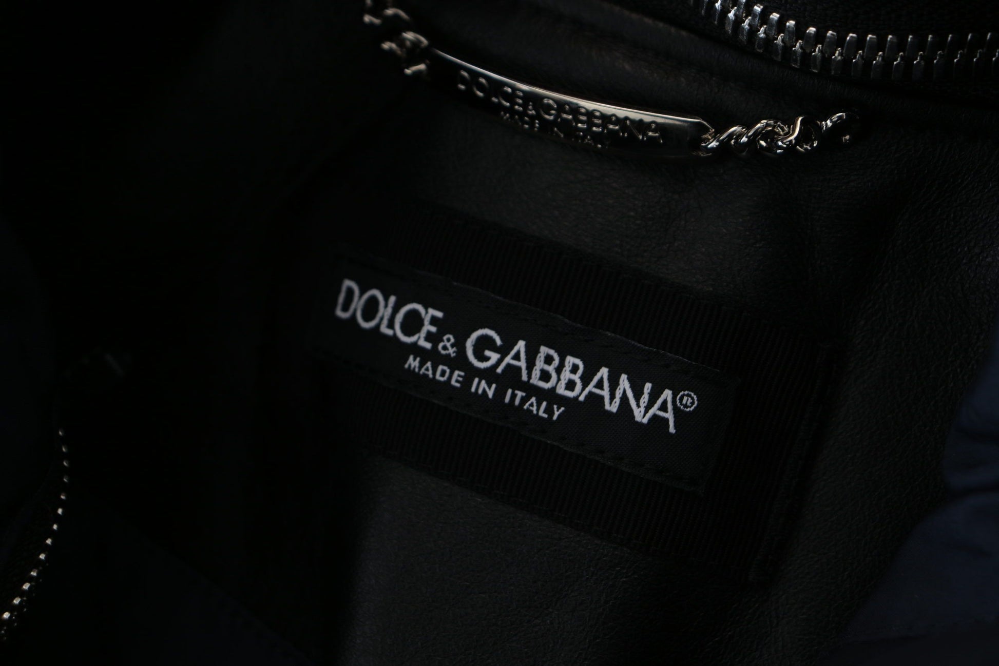 Dolce & Gabbana Black Polyester Hooded Blouson Coat Jacket Dolce & Gabbana