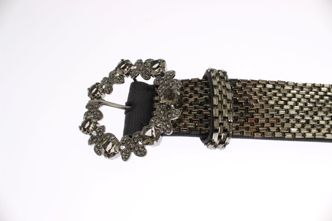 Dolce & Gabbana Crystal Buckle Sequined Waist Belt Dolce & Gabbana