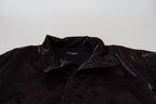 Dolce & Gabbana Bordeaux Nylon Collared Men Coat Jacket - Eljoys Fashion 