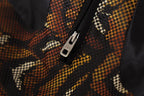 Dolce & Gabbana Brown Feather Full Zip Blouson Jacket - Eljoys Fashion 