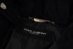 Dolce & Gabbana Black Nylon Hooded Parka Coat Winter Jacket - Eljoys Fashion 