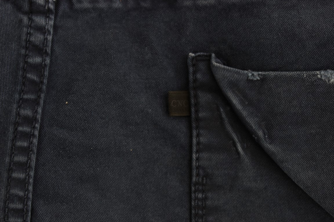Costume National Blue Cotton Blend Denim Jeans Costume National