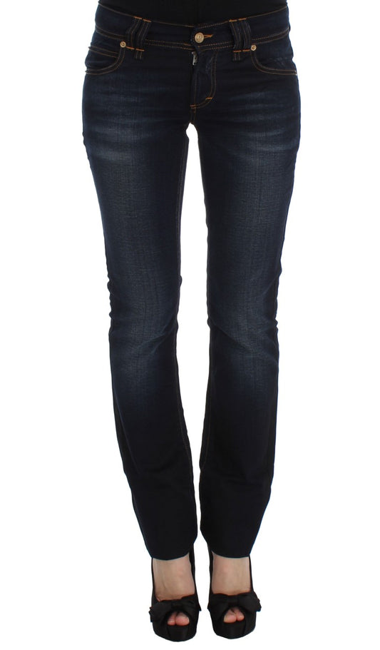John Galliano Blue Wash Cotton Slim Fit Jeans John Galliano
