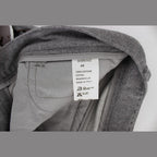 Ermanno Scervino Gray Cotton Straight Fit Casual Pants