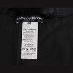 Black fox fur collar scarf by Dolce & Gabbana featuring luxurious, plush fur with elegant design and detailed craftsmanship.