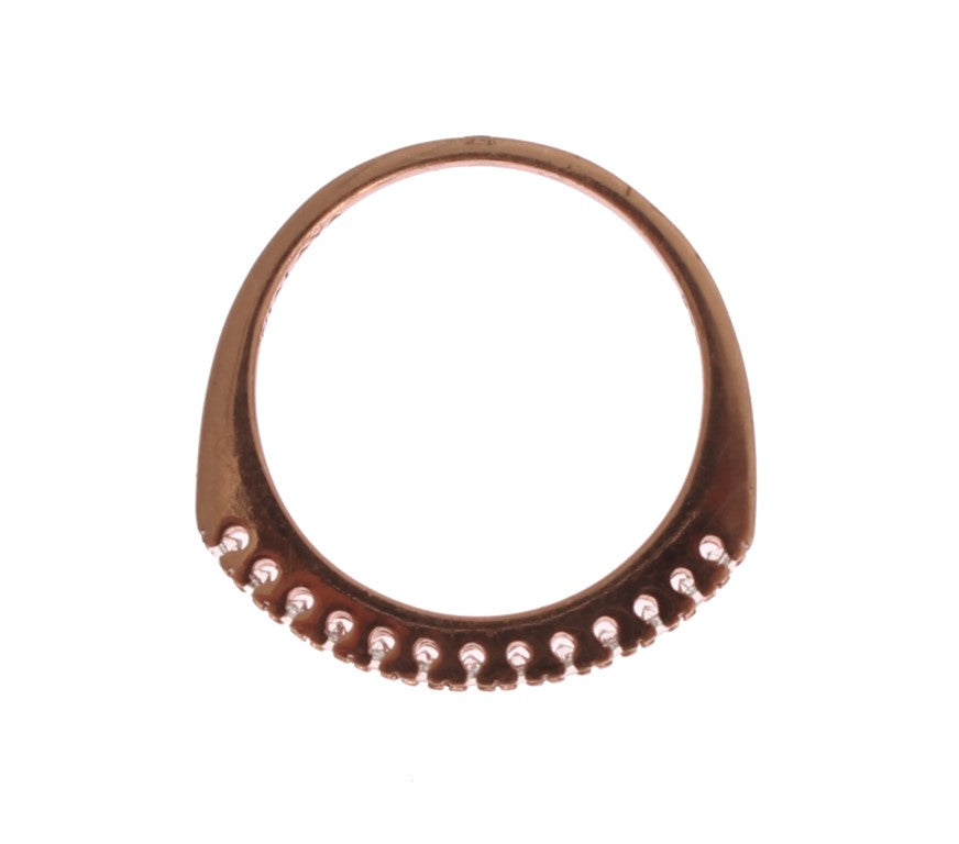 Nialaya Red Gold 925 Silver Ring Nialaya