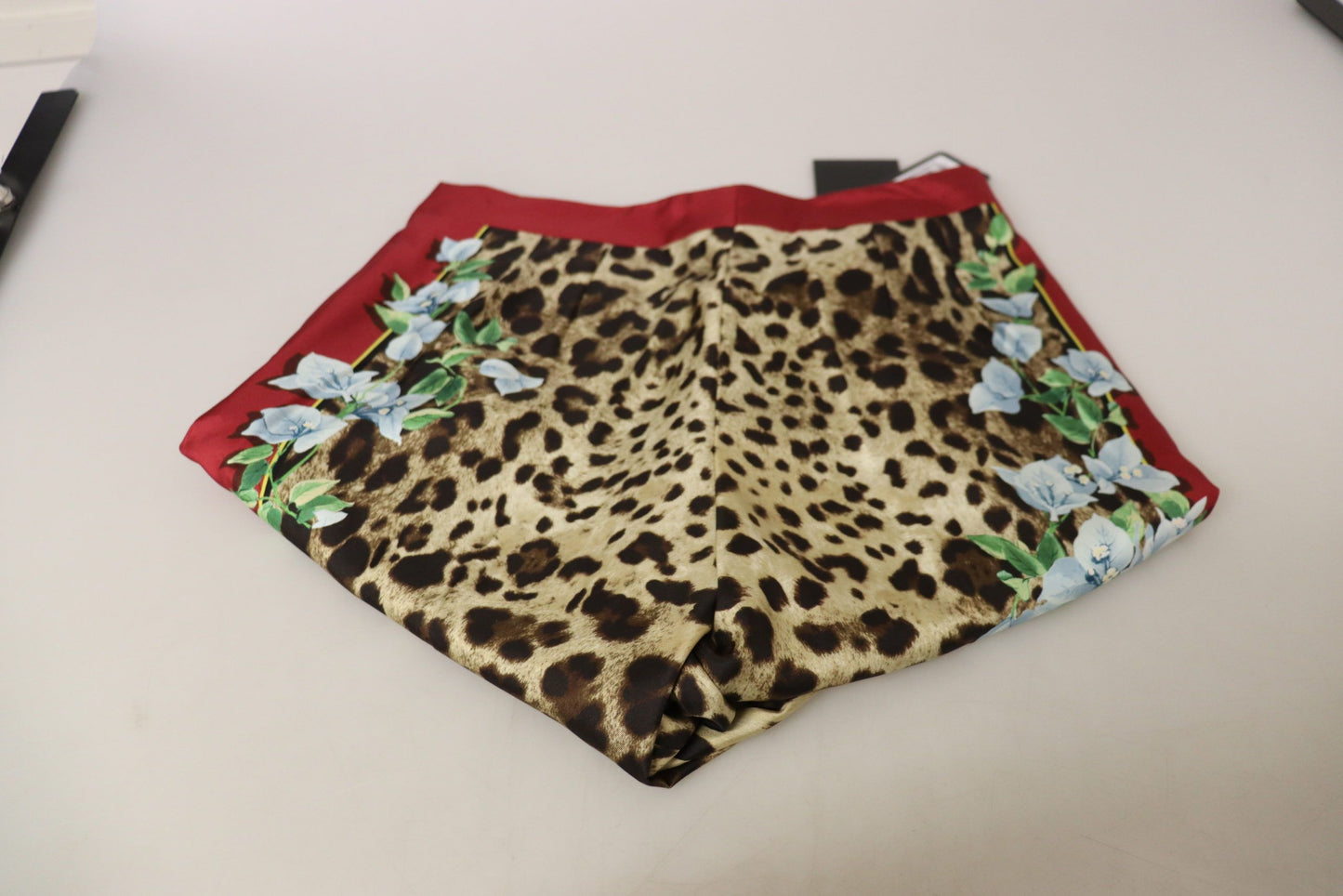 Dolce & Gabbana Multicolor Leopard Flora Printed Mid Waist Trouser Pants Dolce & Gabbana