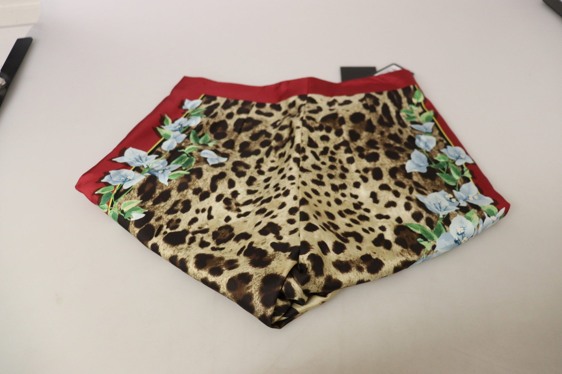 Dolce & Gabbana Multicolor Leopard Flora Printed Mid Waist Trouser Pants Dolce & Gabbana