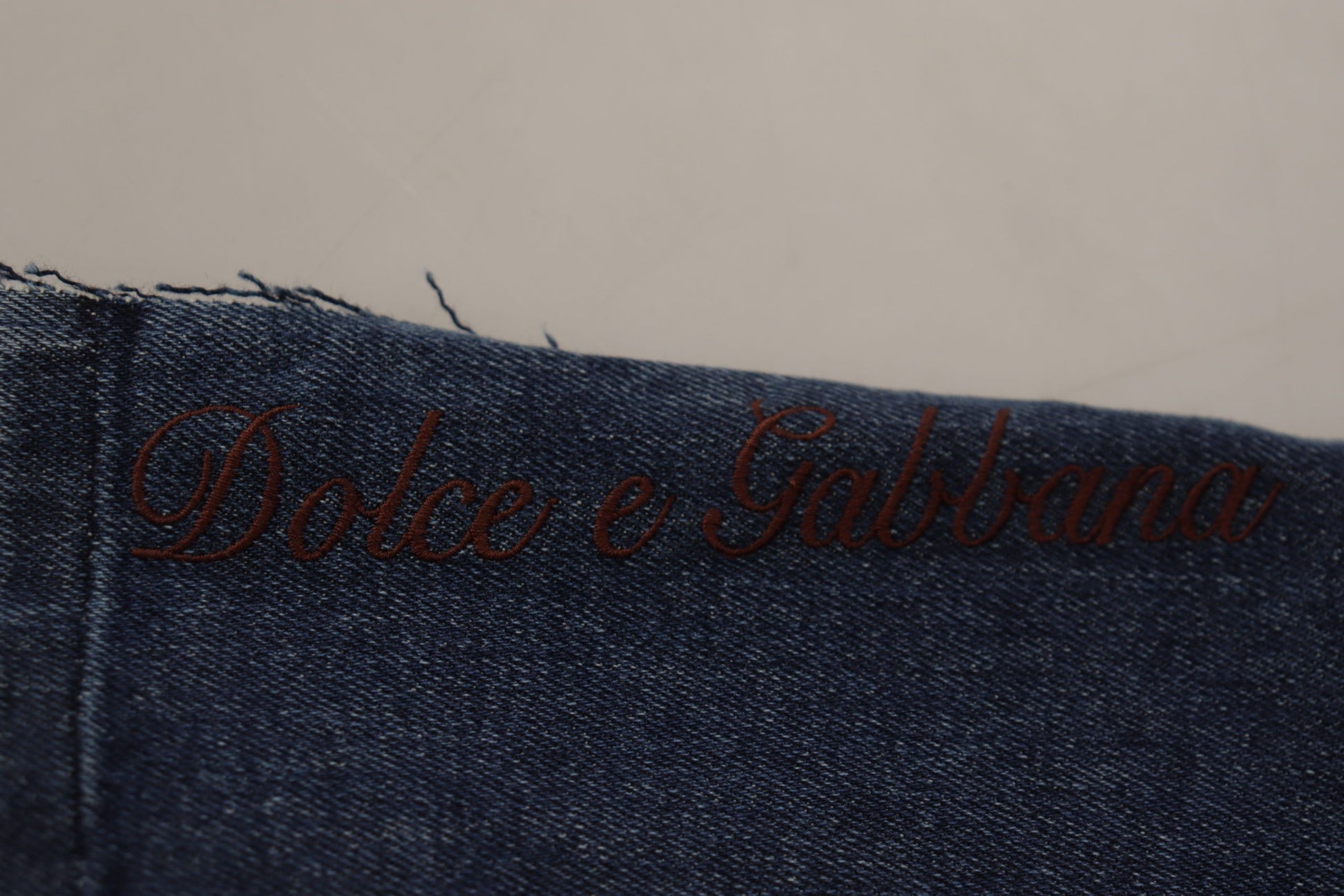 Dolce & Gabbana Multicolor Patchwork DG Fashion Wide Leg Denim Pant Dolce & Gabbana