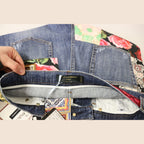 Dolce & Gabbana Blue Patchwork High Waist Denim Jeans
