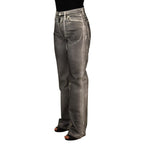 Dolce & Gabbana Grey Washed High Waist Denim Pants Cotton Jeans