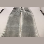Dolce & Gabbana Grey Washed High Waist Denim Pants Cotton Jeans