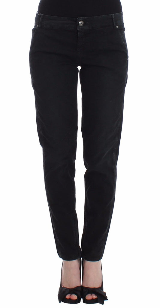 Ermanno Scervino Blue Slim Jeans Denim Pants Skinny Leg Straight Ermanno Scervino
