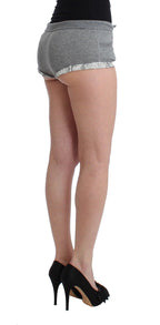 Ermanno Scervino Lingerie Gray Mini Shorts Sleepwear Hotpants Ermanno Scervino