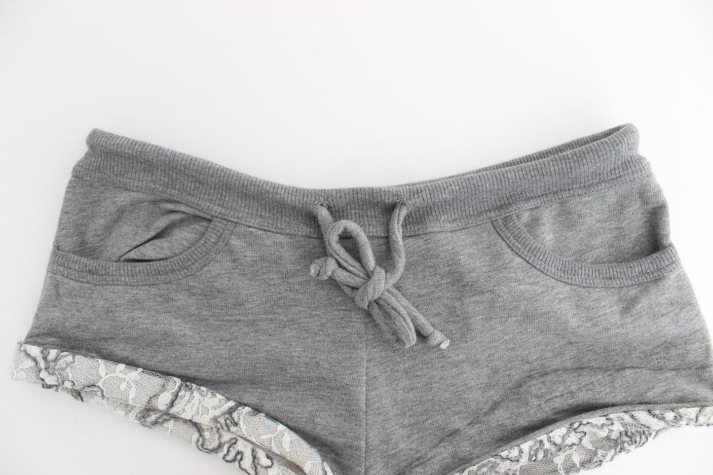 Ermanno Scervino Lingerie Gray Mini Shorts Sleepwear Hotpants Ermanno Scervino