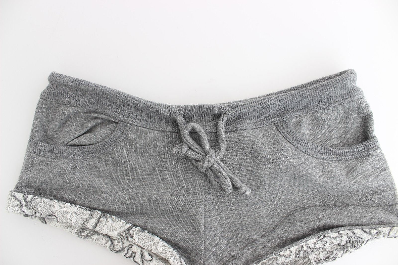 Ermanno Scervino Lingerie Gray Mini Shorts Sleepwear Hotpants Ermanno Scervino