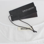 Ermanno Scervino White Top Blouse Tank Shirt Sleeveless