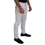 Dolce & Gabbana White Slim Skinny Stretch Cotton Denim Jeans
