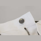 Dolce & Gabbana White Slim Skinny Stretch Cotton Denim Jeans