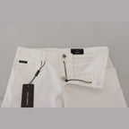 Dolce & Gabbana White Slim Skinny Stretch Cotton Denim Jeans