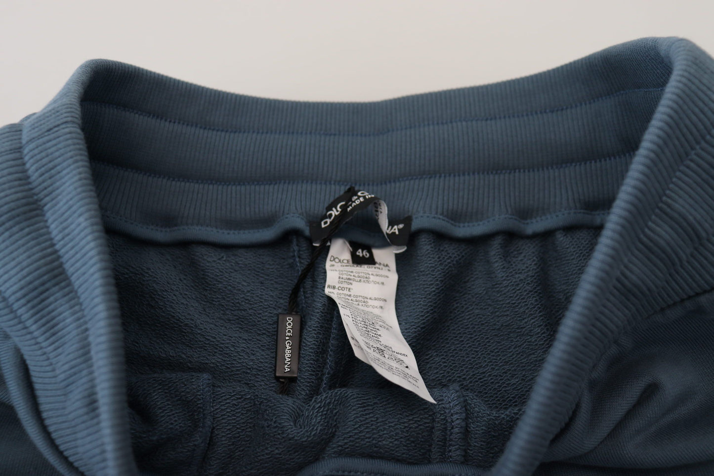 Dolce & Gabbana Blue Cotton Bermuda Casual Mens Shorts Dolce & Gabbana