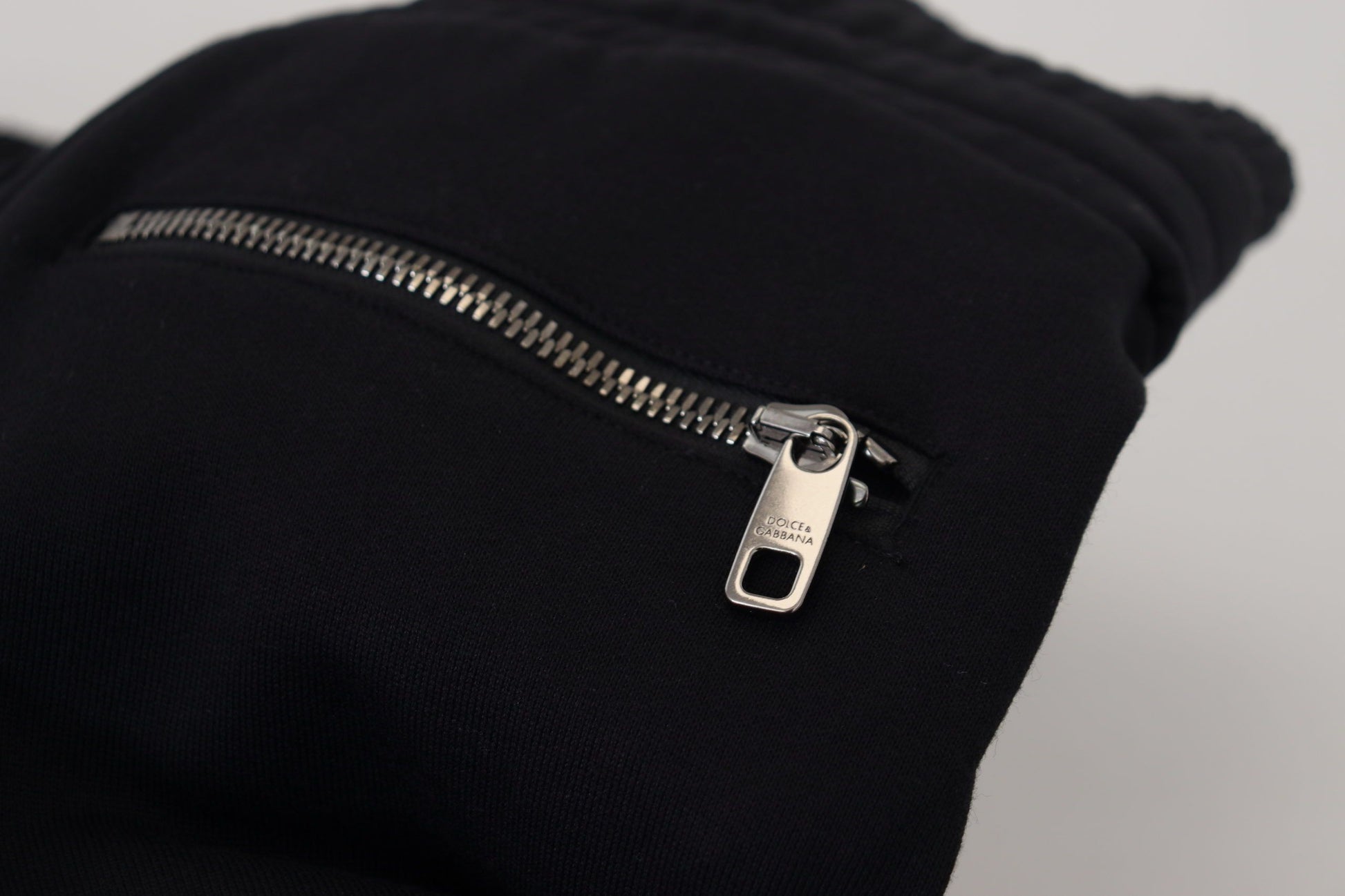 Dolce & Gabbana Black Cotton Bermuda Cargo Shorts Dolce & Gabbana