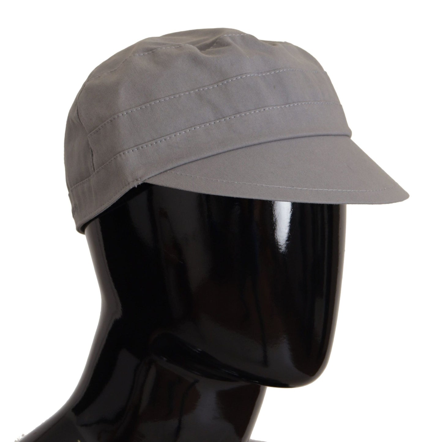 Dolce & Gabbana Gray Newsboy Cap Men Capello Cotton Hat Dolce & Gabbana