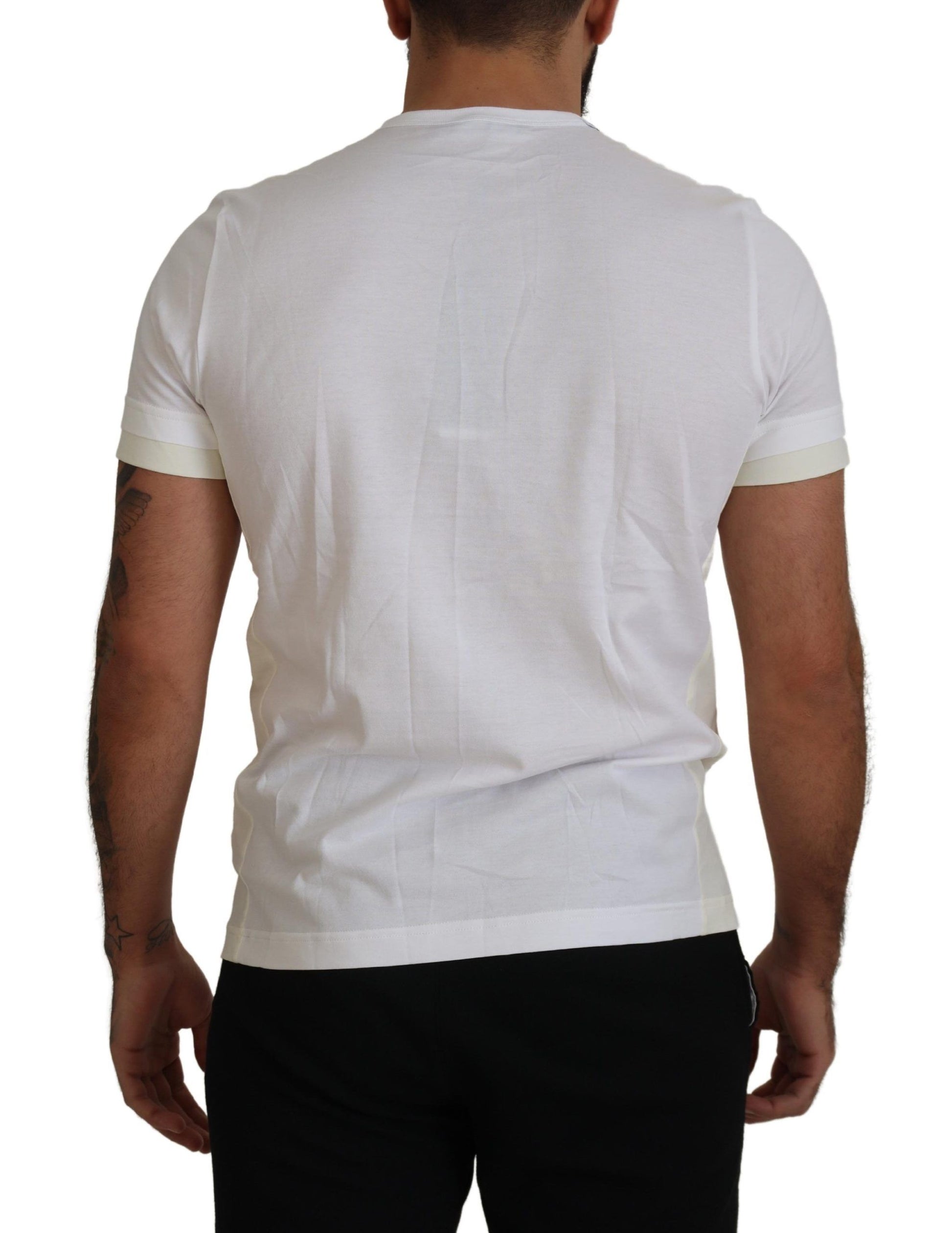 Dolce & Gabbana White Flap Pocket Short Sleeves T-shirt Dolce & Gabbana