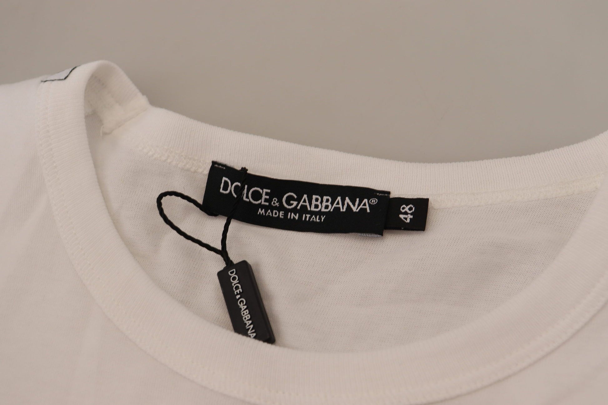 Dolce & Gabbana White Flap Pocket Short Sleeves T-shirt Dolce & Gabbana