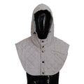 Dolce & Gabbana White Quilted Whole Head Wrap One Size Nylon Hat